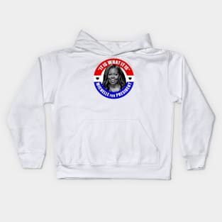 Michelle Obama for President Kids Hoodie